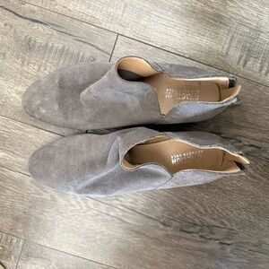 Gray Suede Women's Shoes